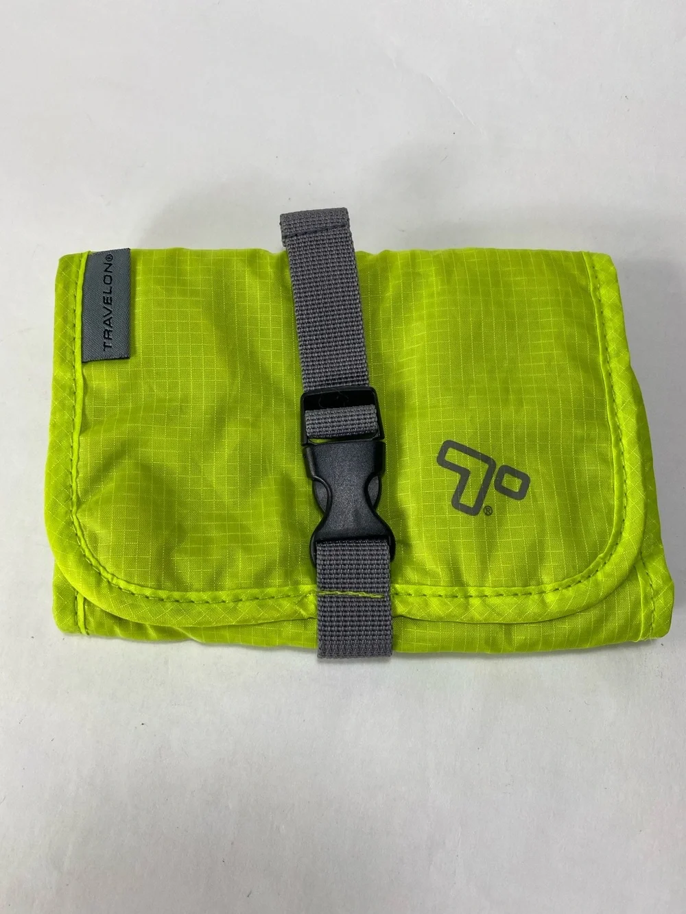Travelon Neon Lime Travel Organizer with Gray Accent Tech Accessory Organizer